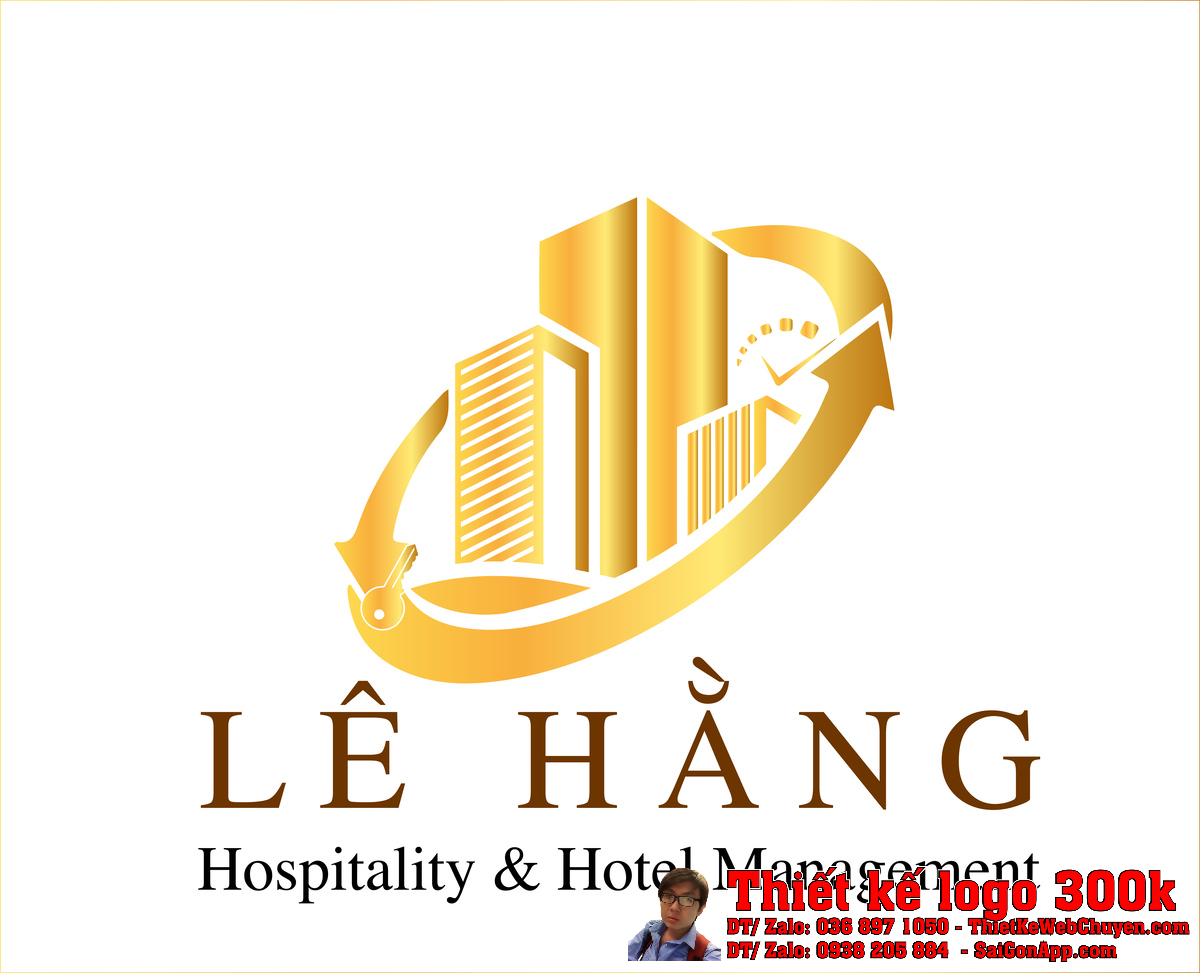 Thiết kế logo Hotel Management Lê Hằng Thiết kế logo Hotel Management Lê Hằng