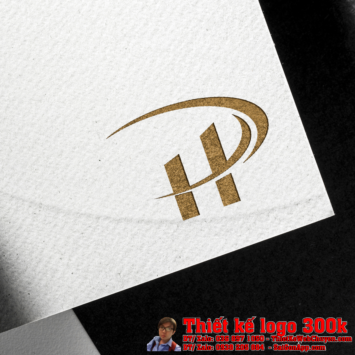 Thiết kế logo Huy Phát dạng 3D