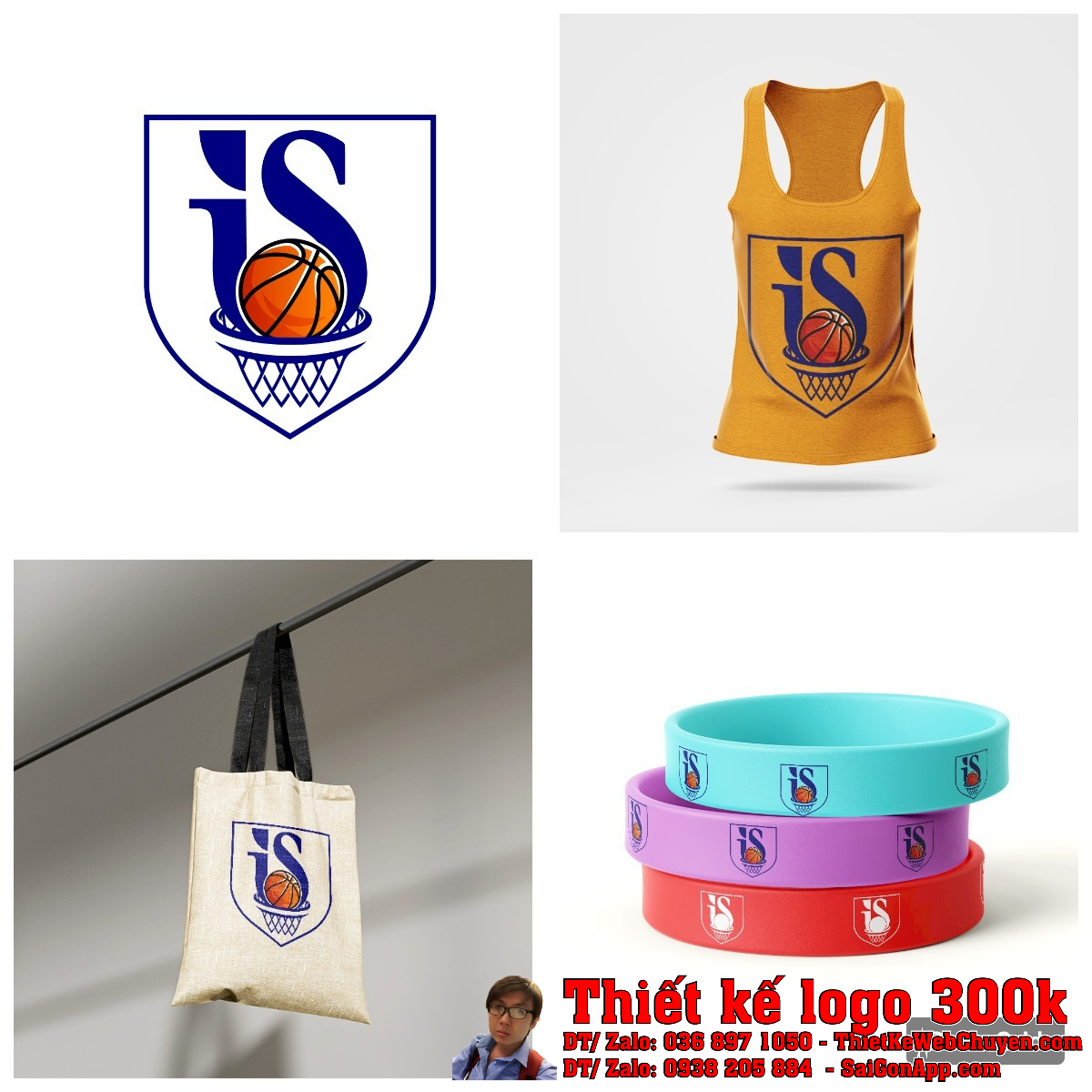 Bản vẽ đen trắng của Thiết kế logo IS