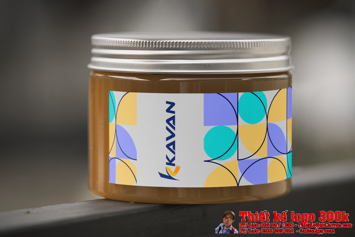 Phối cảnh 3D Thiết kế logo Kavan sang trọng