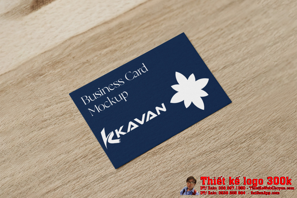 Phiên bản âm bản của Thiết kế logo Kavan