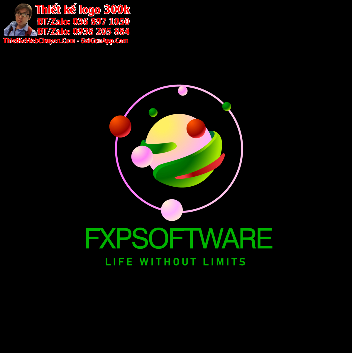 Thiết kế logo Kỹ thuật Công nghệ FXPSOFTWARE