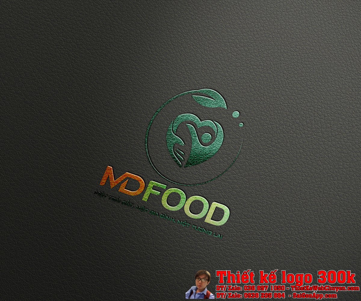 Thiết kế logo MDFOOD Thiết kế logo MDFOOD