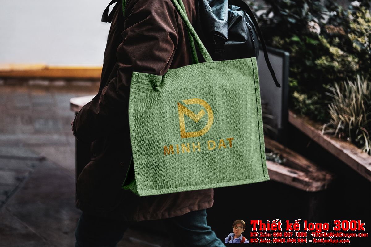 Tổng thể bộ nhận diện thương hiệu với Thiết kế logo MINH ĐẠT