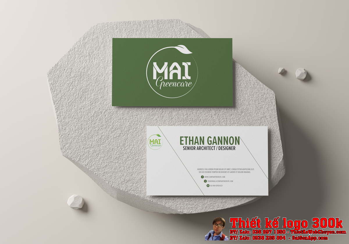 Thiết kế logo Mai Greencare