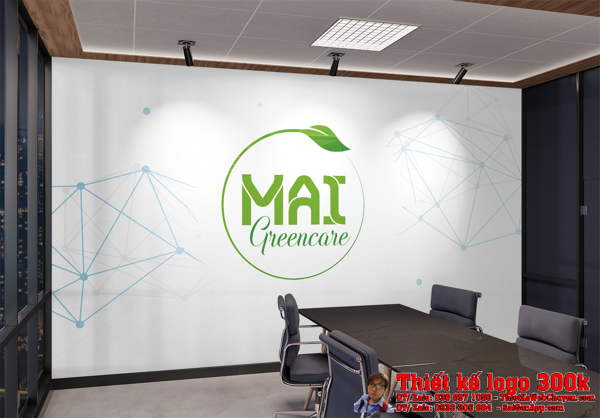 Thiết kế logo Mai Greencare
