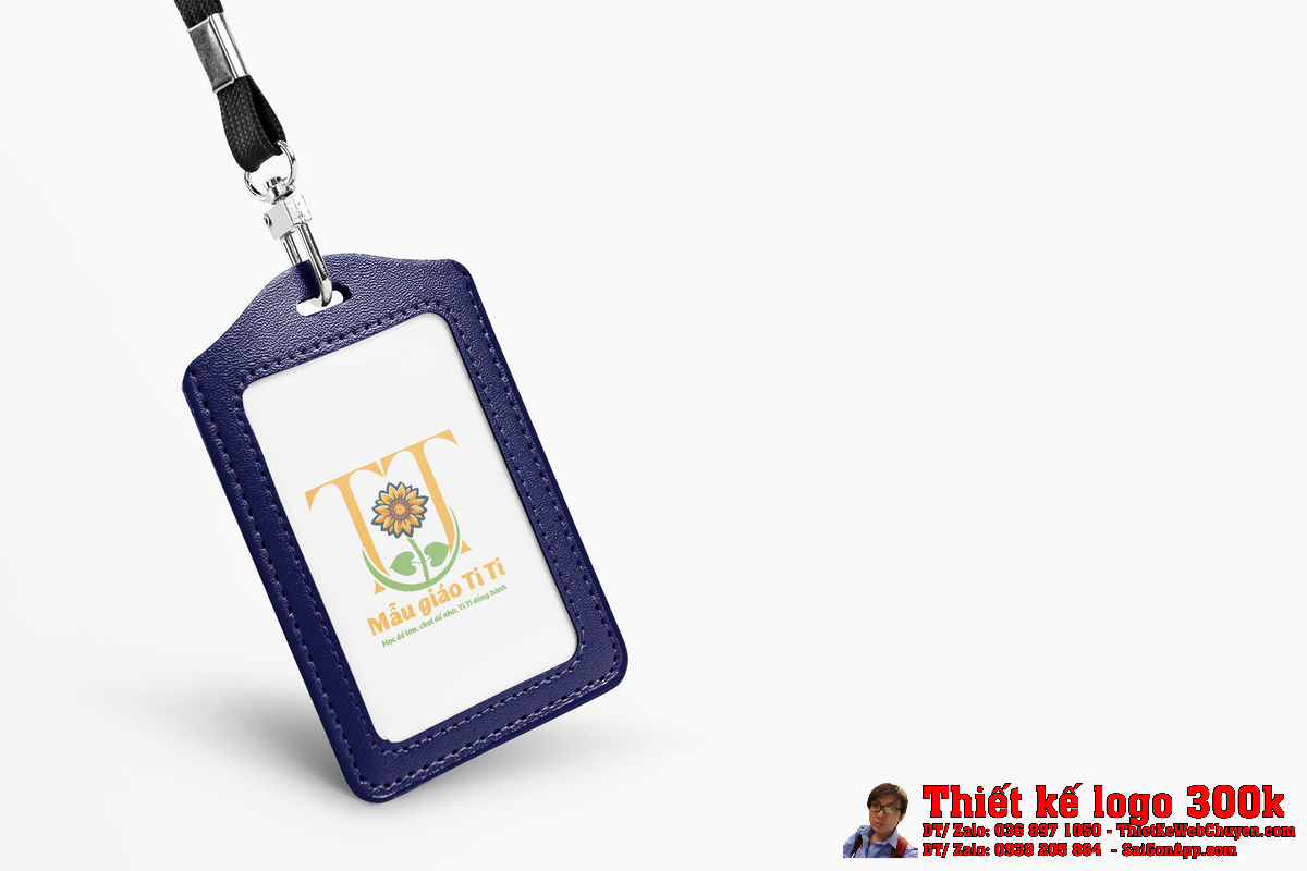 Thiết kế logo Mẫu giáo mầm non Ti Ti trên nền trắng