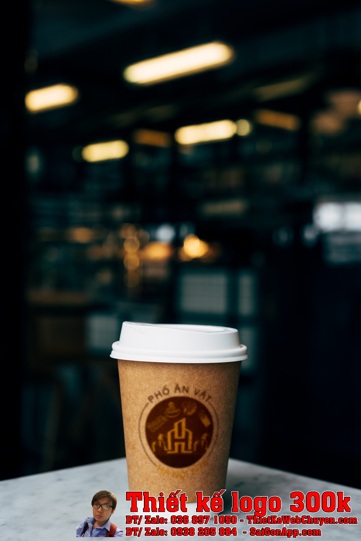 Phối cảnh Thiết kế logo Một thoáng Hà Nội