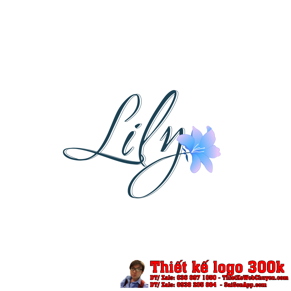 Thiết kế logo Nail Lily Thiết kế logo Nail Lily