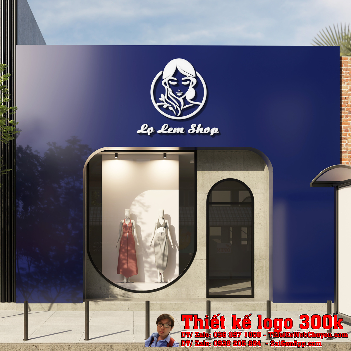 Chi tiết biểu tượng người phụ nữ trong logo Nail Lọ Lem