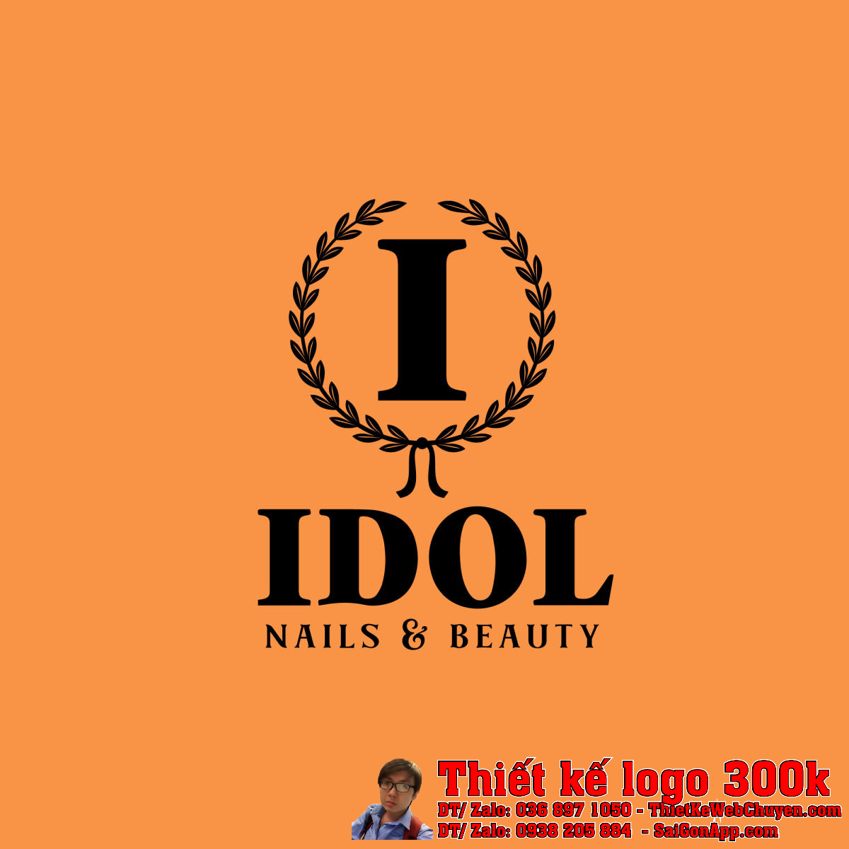 Thiết kế logo Nails & Beauty Idol Nails and Beauty Thiết kế logo Nails Beauty Idol Nails and Beauty