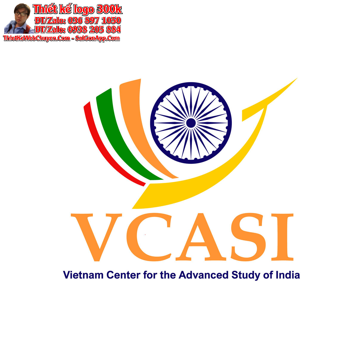 Thiết kế logo Nghiên cứu về Ấn Độ VCASI