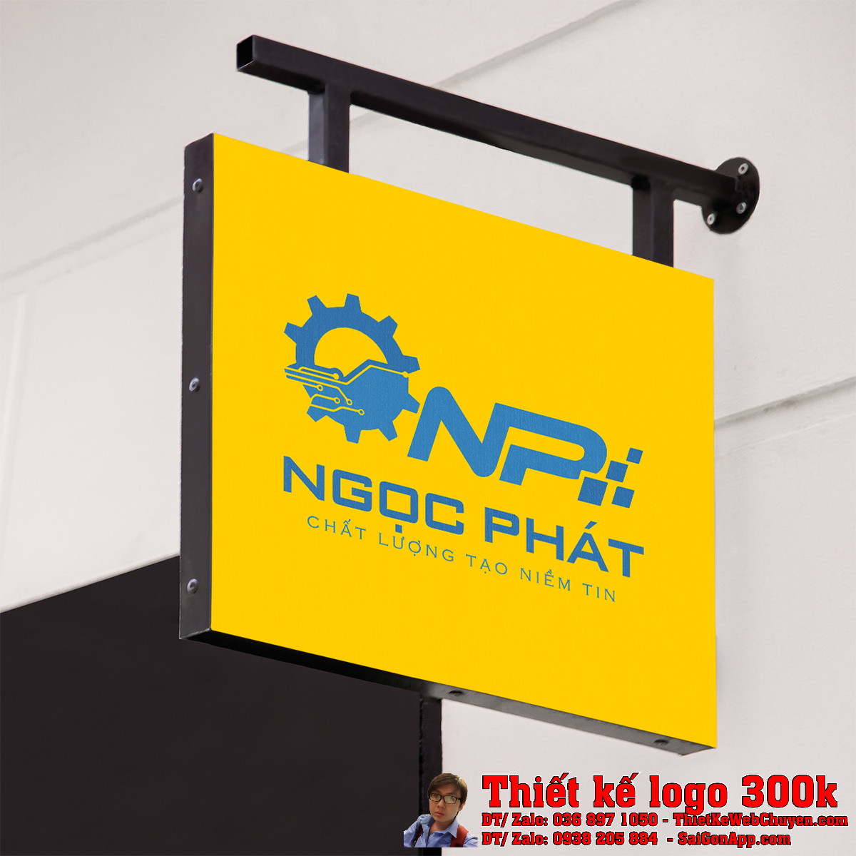 Chi tiết biểu tượng trong thiết kế logo Ngọc Phát