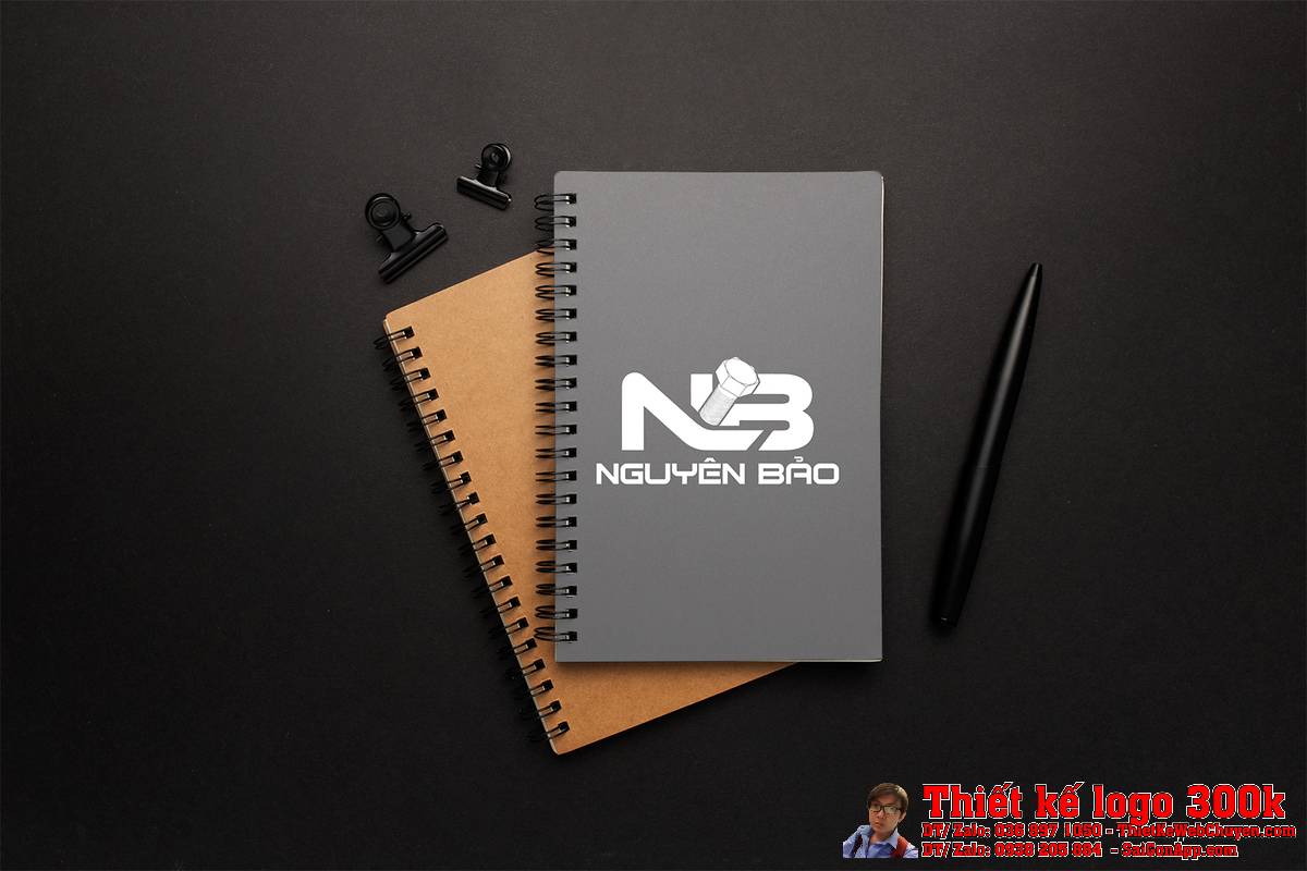 Phối cảnh logo Nguyên Bảo trên bảng hiệu