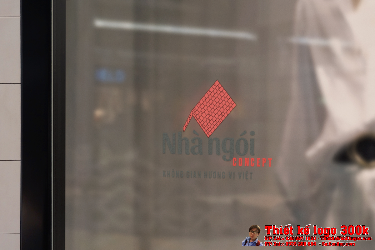 Thiết kế logo Nhà ngói mẫu 3