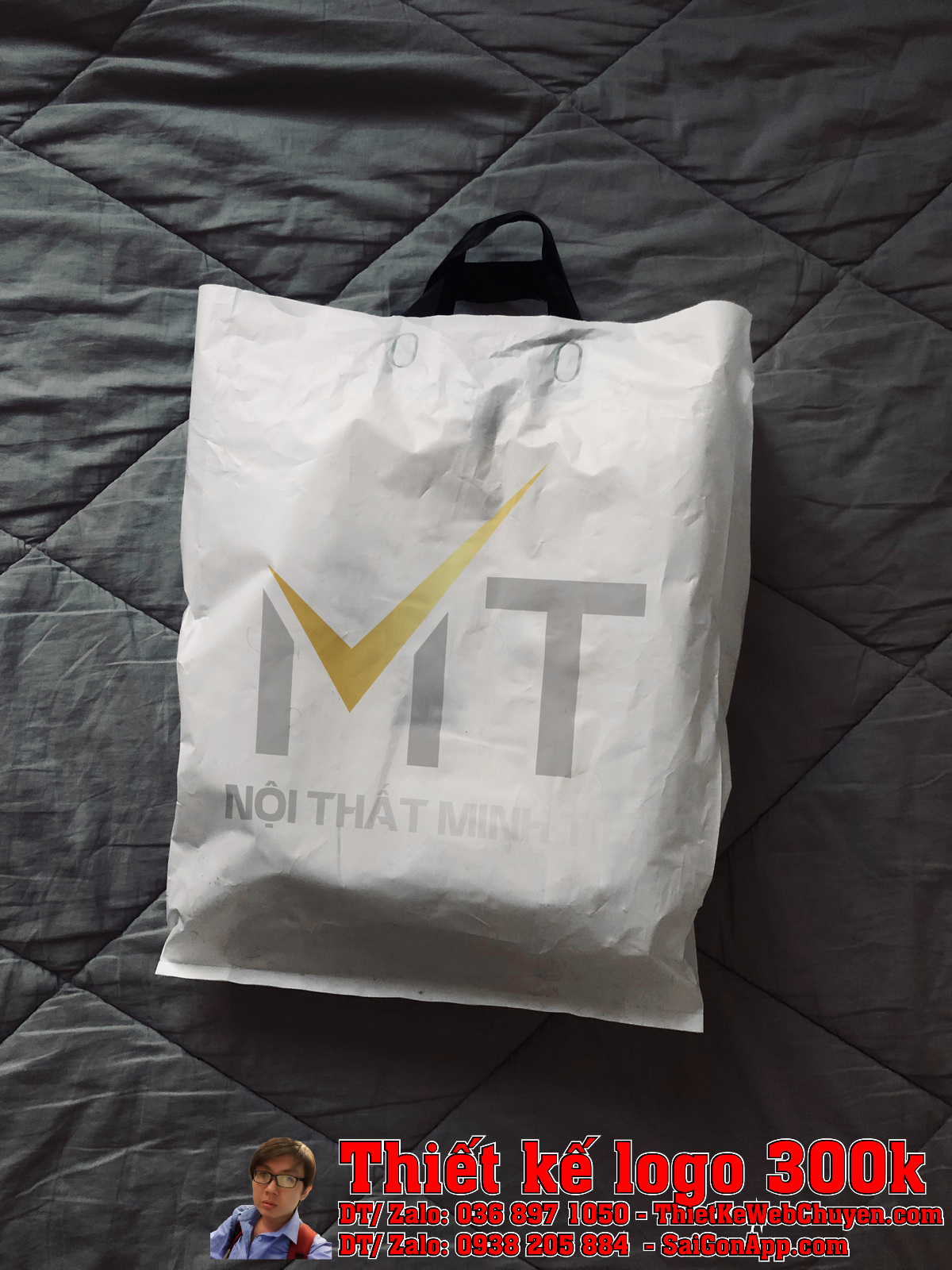 Thiết kế logo Nội Thất Minh Tiến ứng dụng thực tế