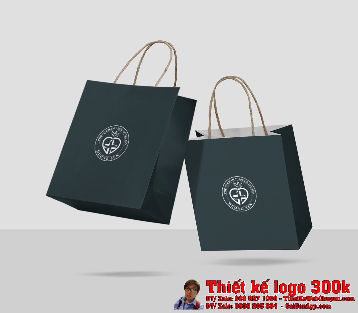 Thiết kế logo PHÒNG KHÁM Y HỌC CỔ TRUYỀN HƯƠNG SEN