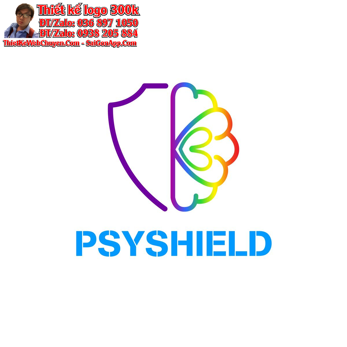 Thiết kế logo PSYSHIELD Dịu Nguyễn Thiết kế logo PSYSHIELD Dịu Nguyễn