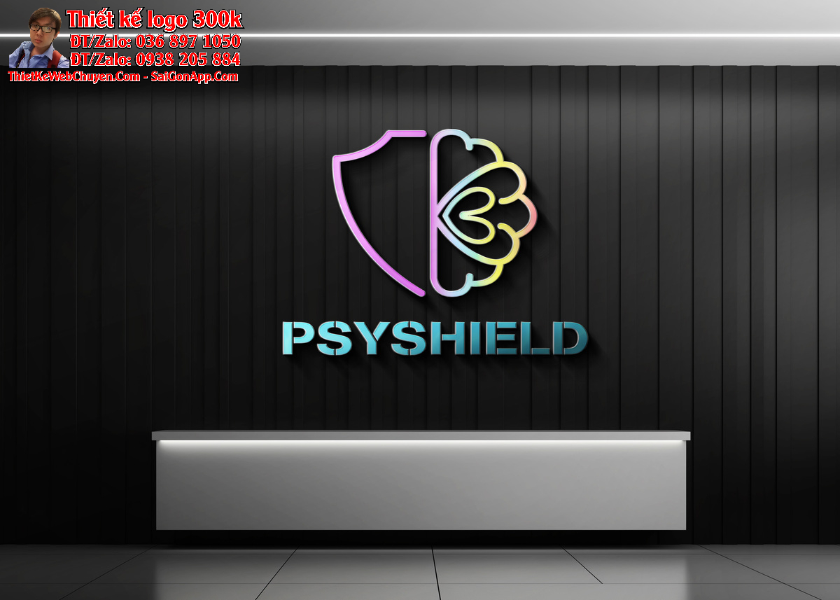 Thiết kế logo PSYSHIELD Dịu Nguyễn Thiết kế logo PSYSHIELD Dịu Nguyễn