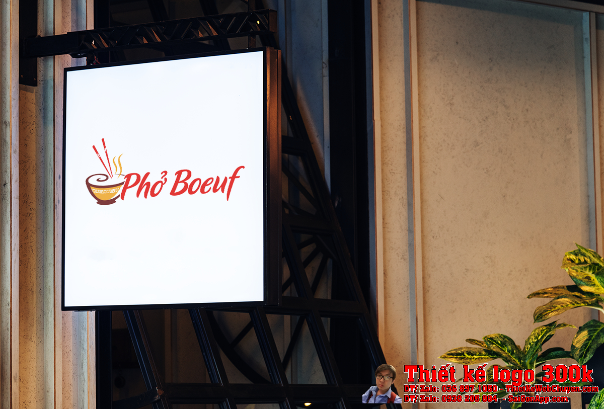 Màu sắc trong Thiết kế logo Phở Boeuf