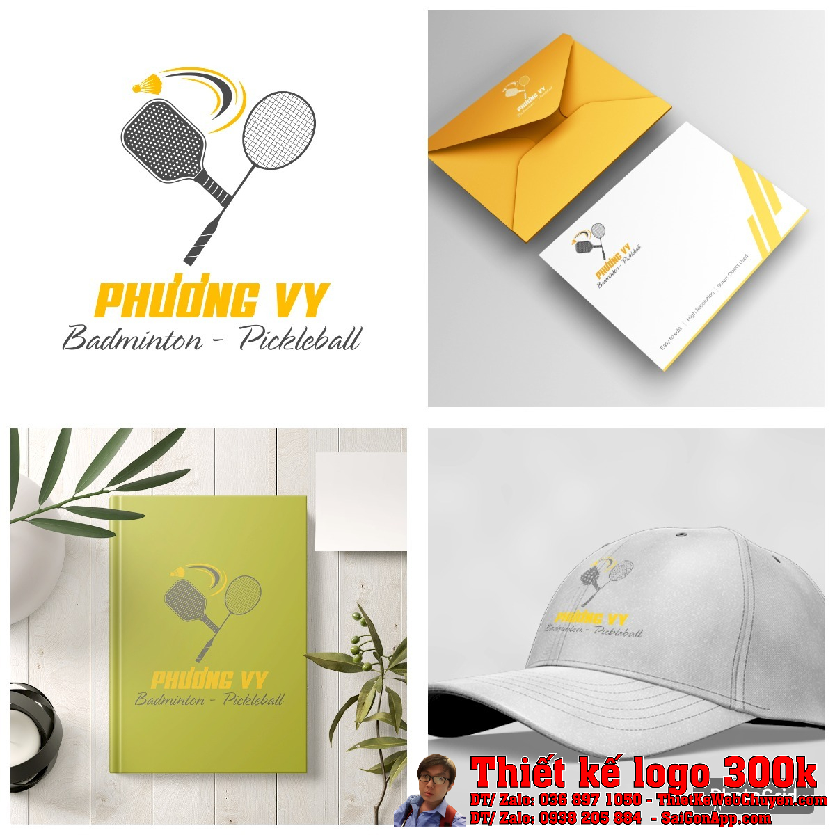 Mẫu logo Phương Vy 5 Thiết kế logo Phương Vy - Phiên bản màu sắc hoàn chỉnh