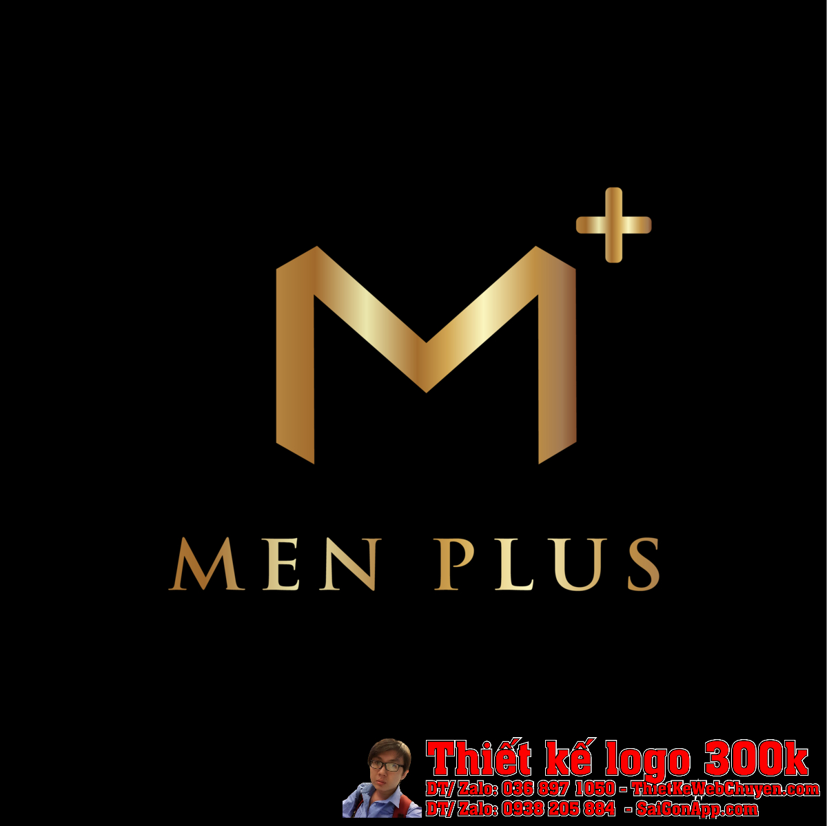 Thiết kế logo Quần Lót Nam Công Ty Menplus phiên bản 1