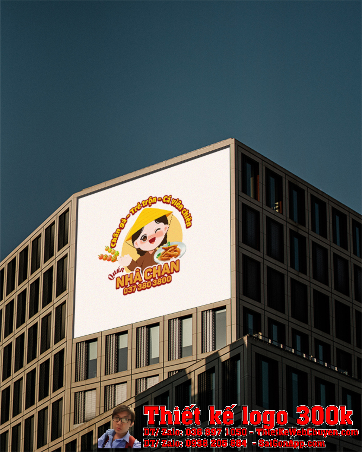 Màu sắc chủ đạo của Thiết kế logo Quán nhà Chan