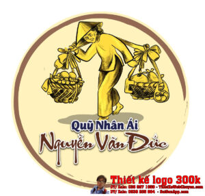 Thiết kế logo Quỹ nhân ái Nguyễn Văn Đức