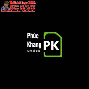 Thiết kế logo Sim số đẹp Phúc Khang