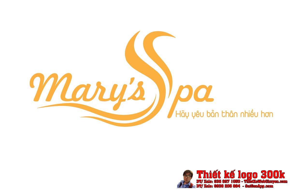 Thiết kế logo Spa làm đẹp Mary's Spa