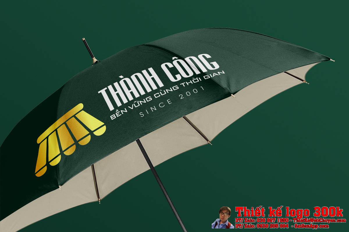 Ứng dụng Thiết kế logo THÀNH CÔNG trên đồng phục