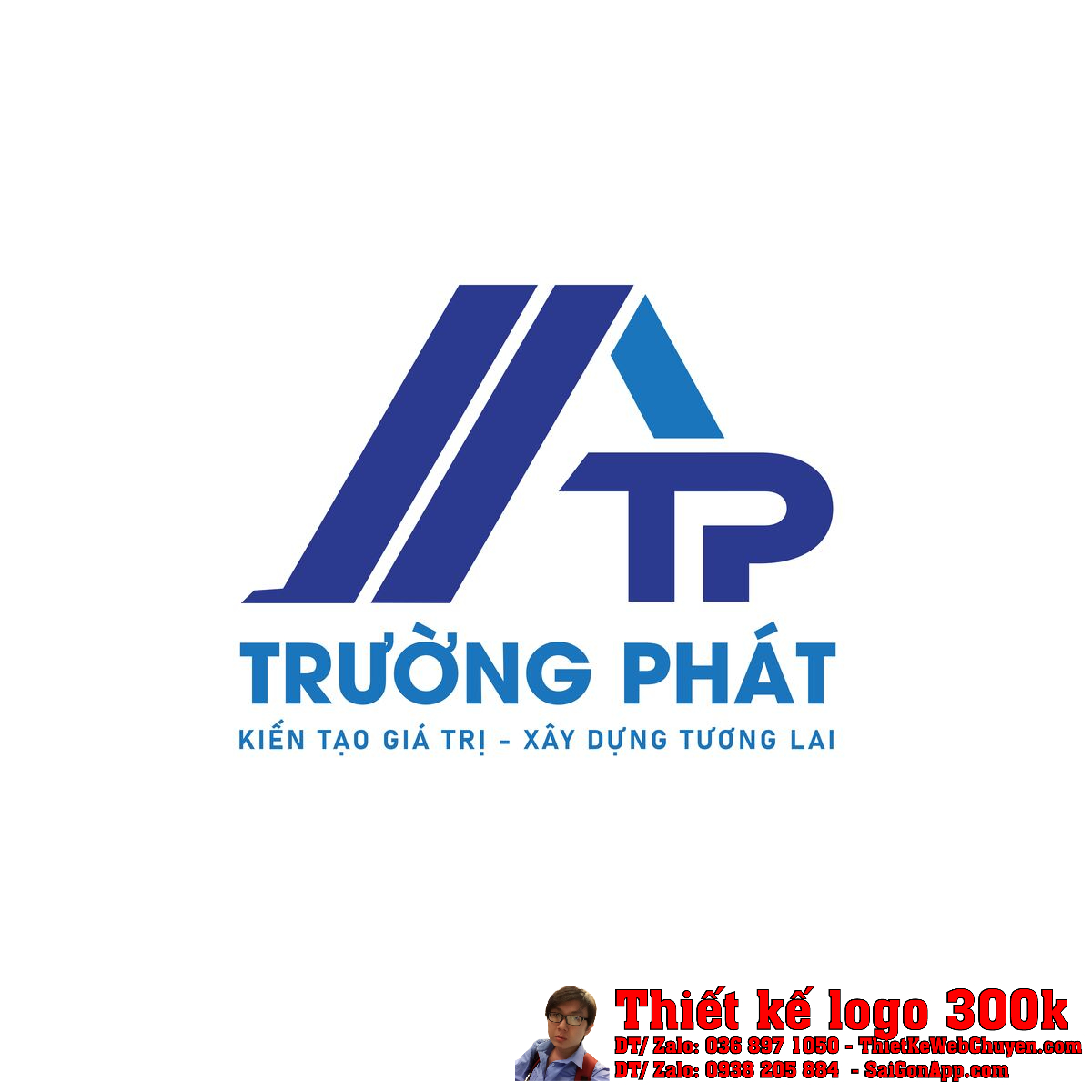 Thiết kế logo TƯ VẤN THIẾT KẾ ĐẦU TƯ VÀ XÂY DỰNG TRƯỜNG PHÁT
