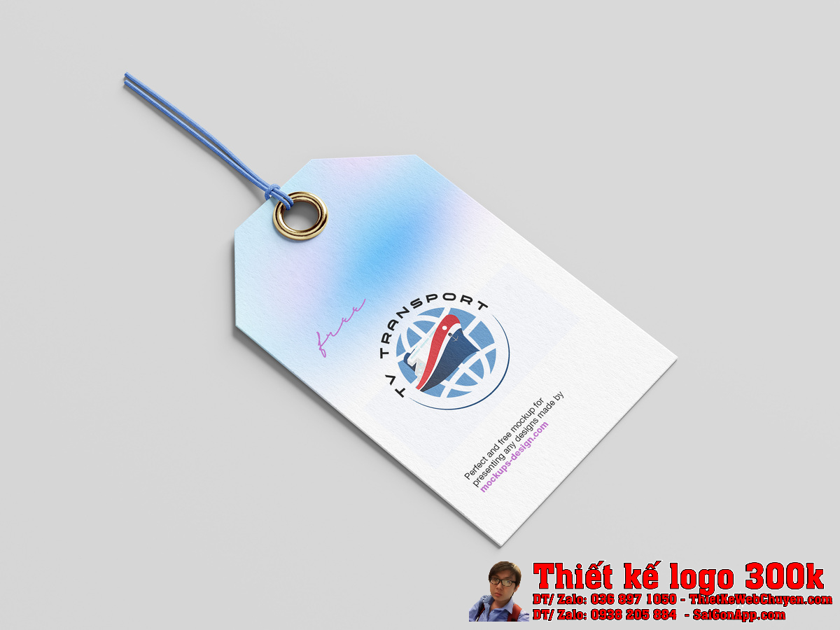 Thiết kế logo TV TRANSPORT phối cảnh 3D