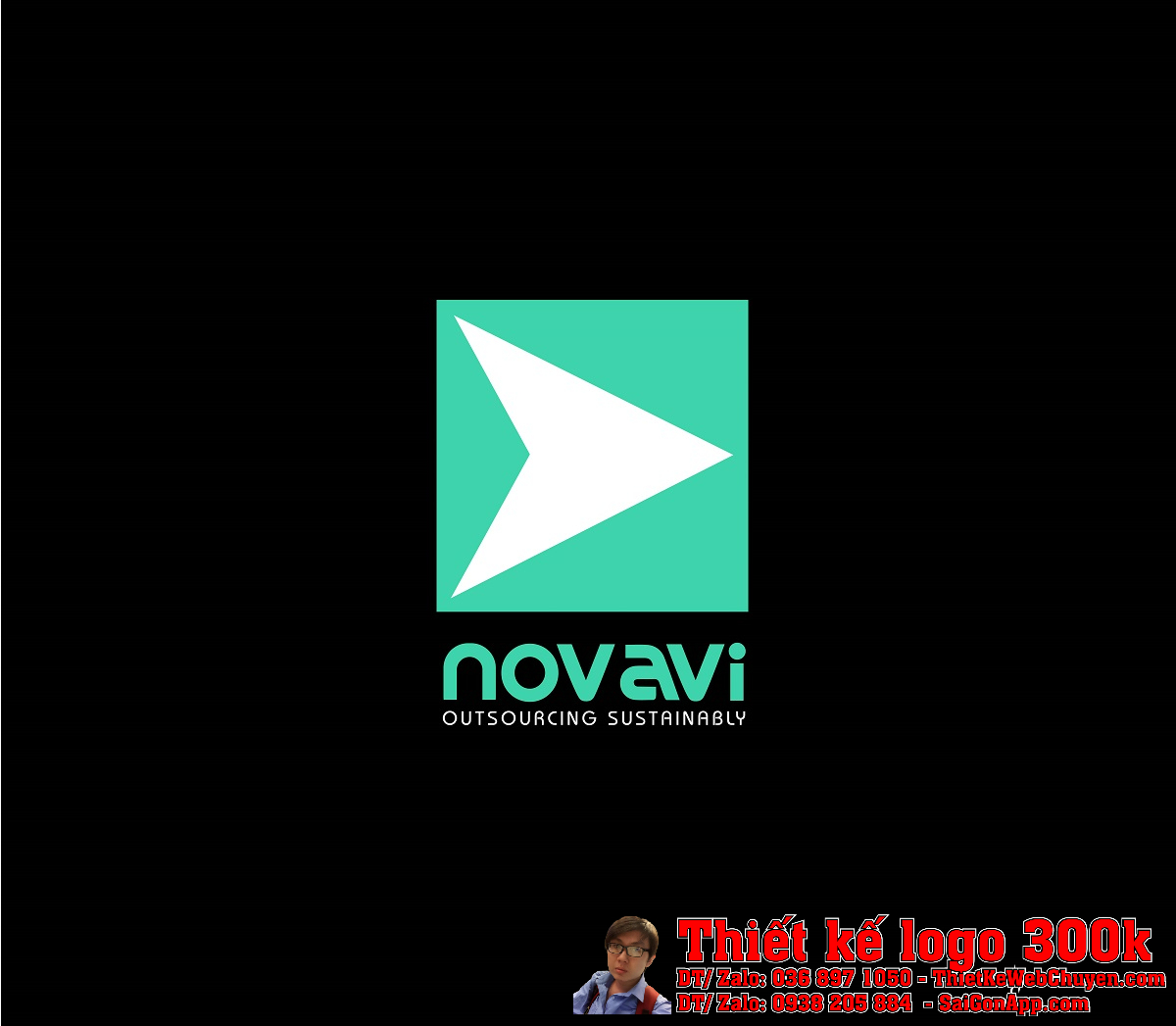Thiết kế logo Telesale Novavi Thiết kế logo Telesale Novavi