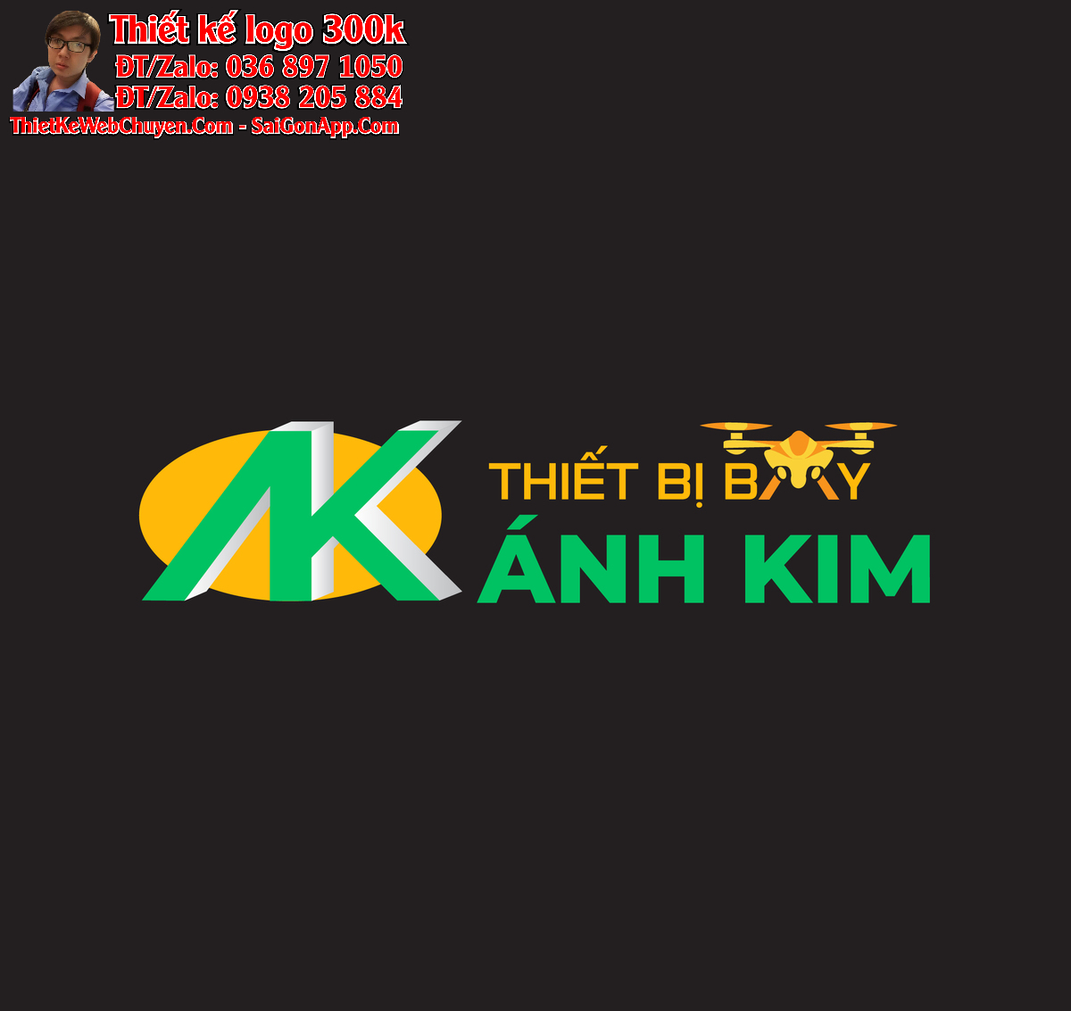 Thiết kế logo Thiết Bị Bay Ánh Kim