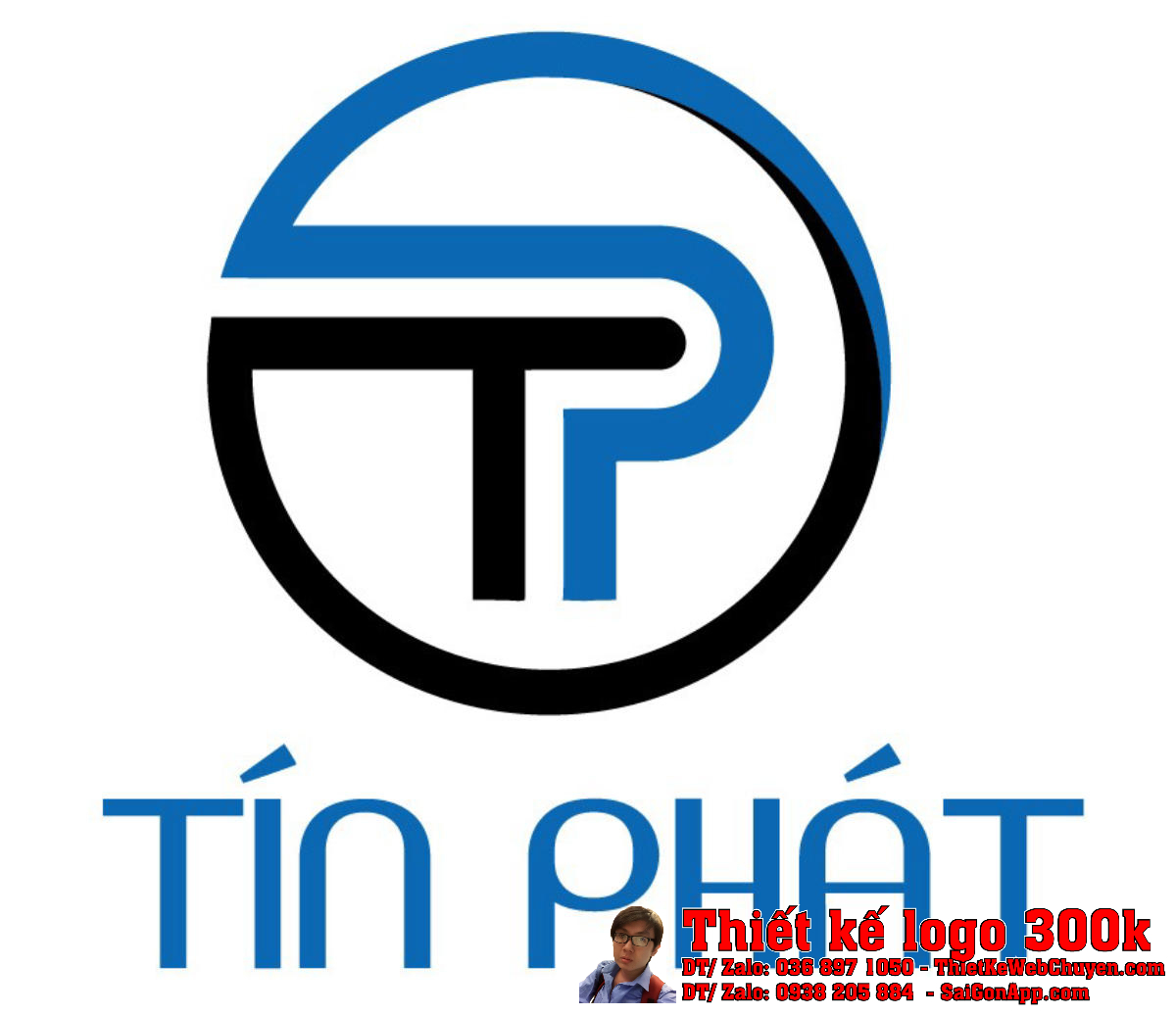 Thiết kế logo Thiết bị cơ khí Tín Phát - Hình ảnh chi tiết