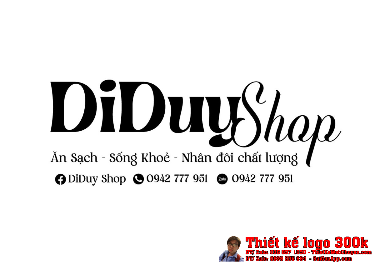 Mẫu Thiết kế logo Thực phẩm DiDuy Shop 1