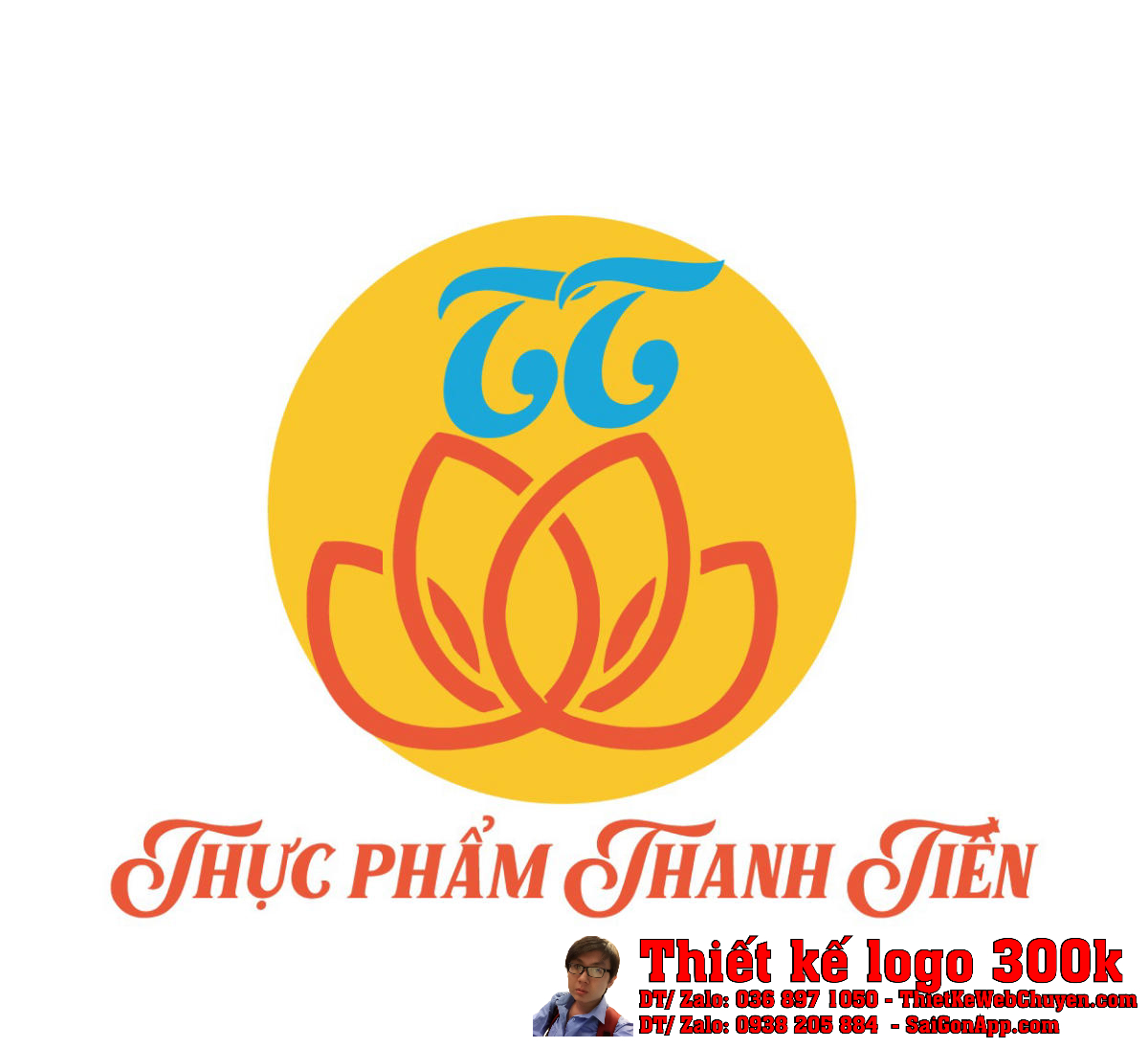 Thiết kế logo Thực phẩm Thanh Tiền Thiết kế logo Thực phẩm Thanh Tiền