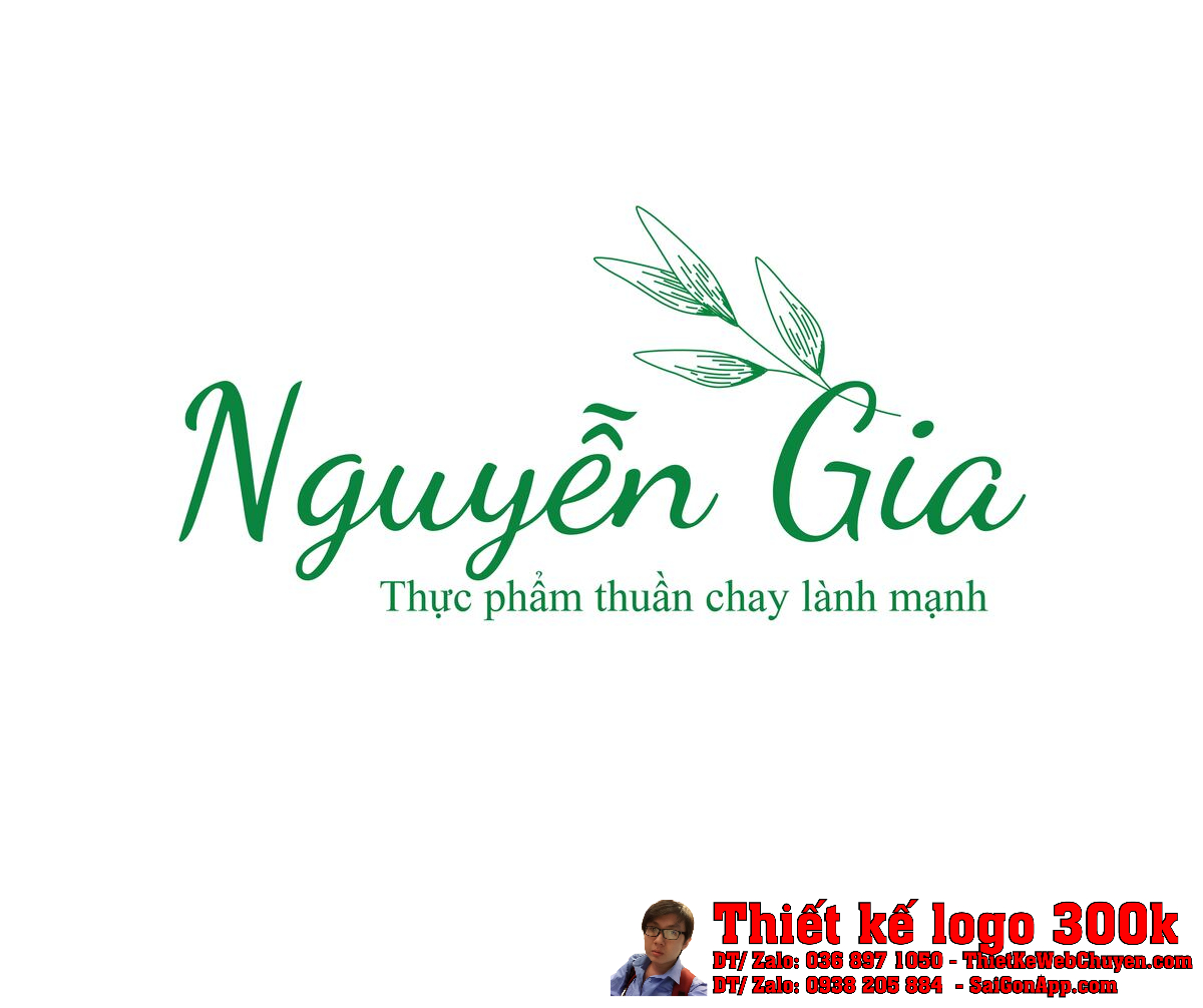 Thiết kế logo Thực phẩm thuần chay Nguyễn Gia Thiết kế logo Thực phẩm thuần chay Nguyễn Gia