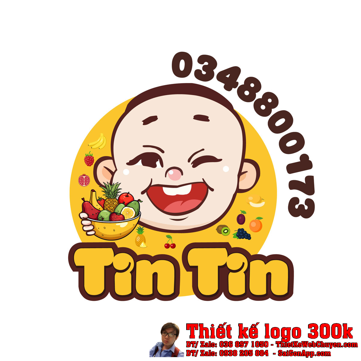 Thiết kế logo Tin Tin mẫu 1