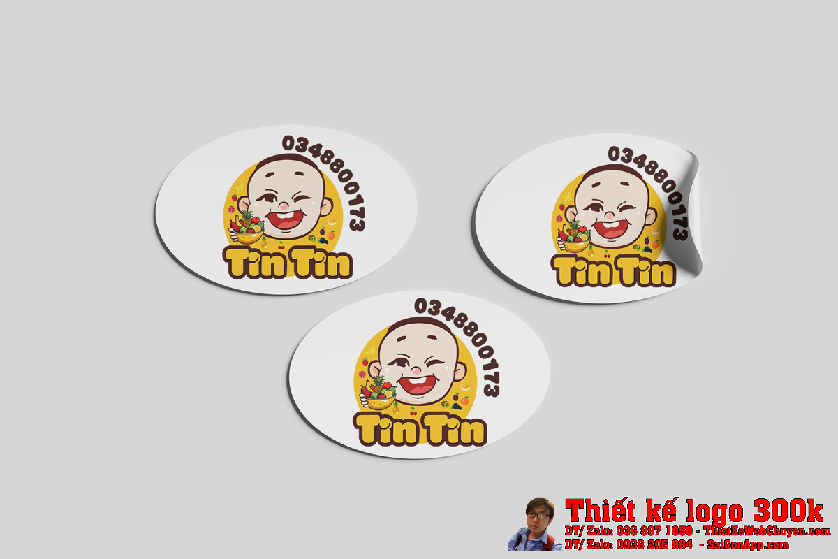 Thiết kế logo Tin Tin mẫu 3