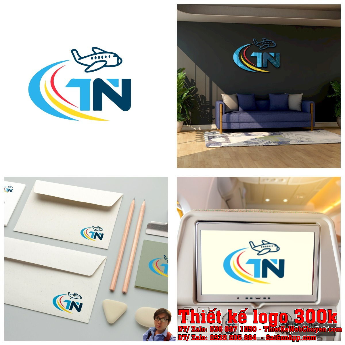 Thiết kế logo Trần Nga