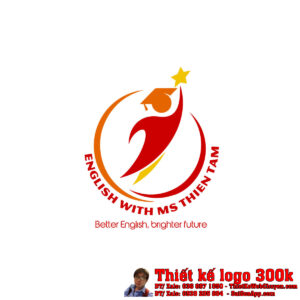 Thiết kế logo Trung tâm Anh ngữ Thiên Tâm