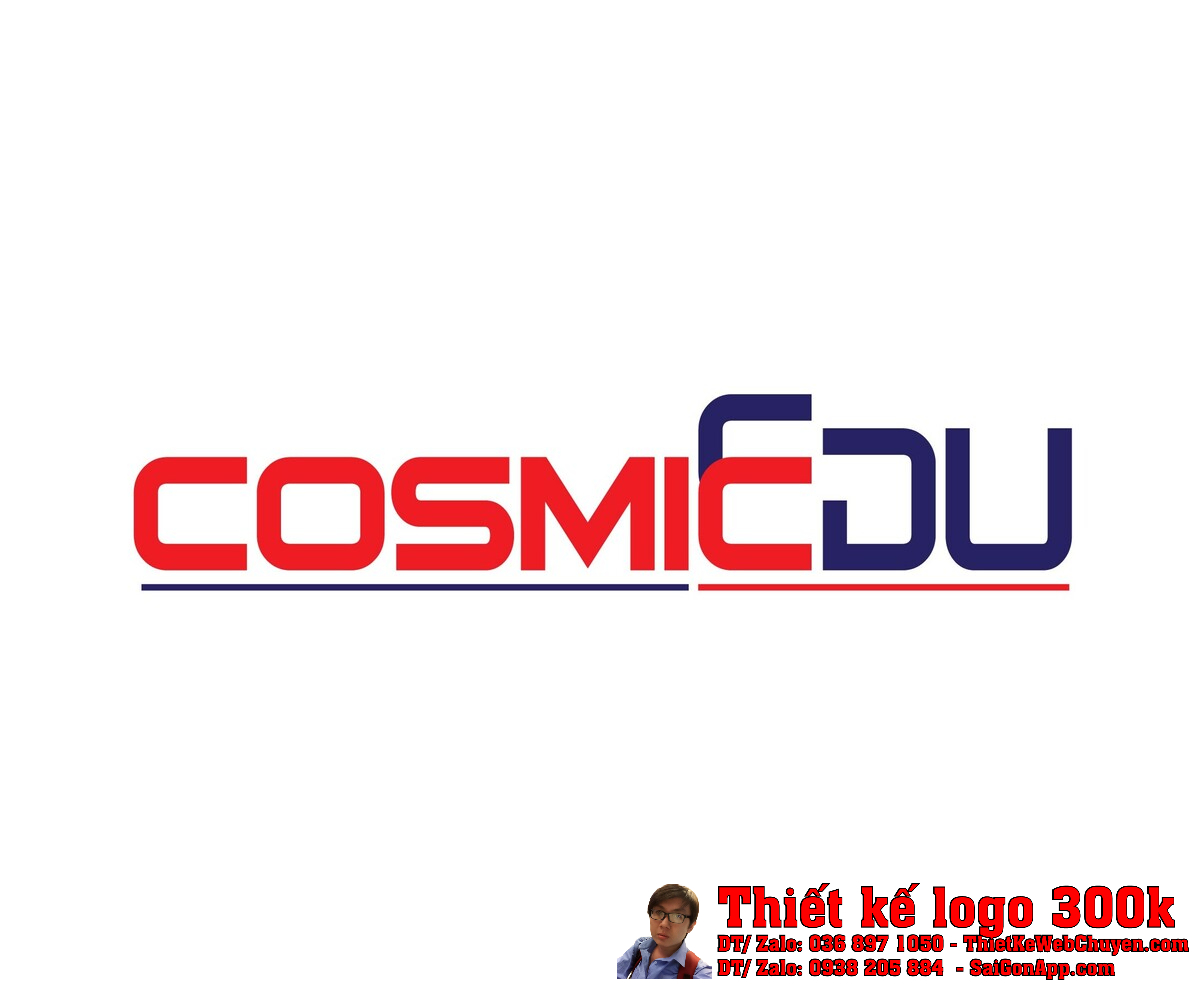 Thiết kế logo Trung tâm ngoại ngữ Cosmic Education Thiết kế logo Trung tâm ngoại ngữ Cosmic Education