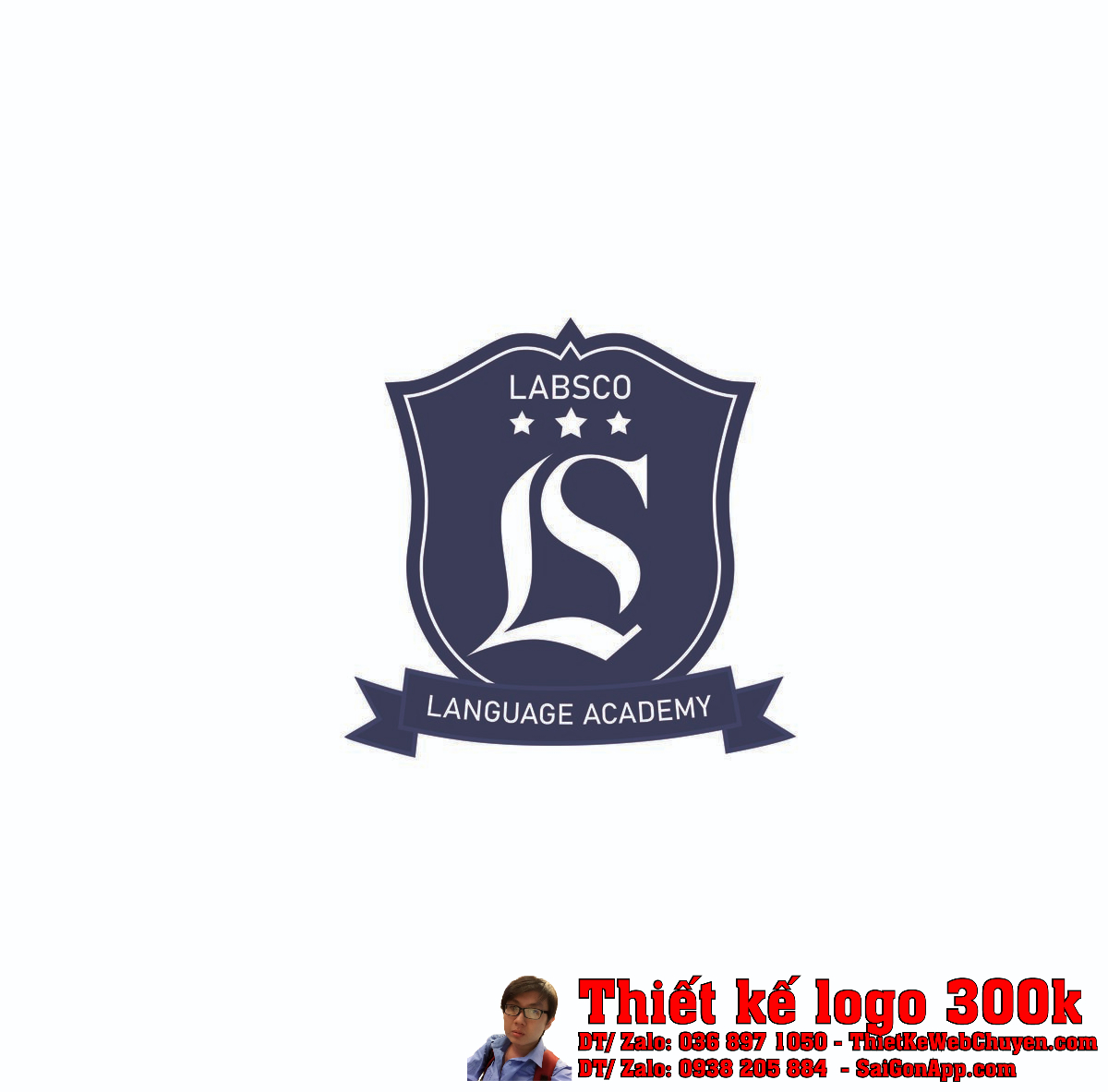 Thiết kế logo Tư vấn du học và giáo dục LABs Thiết kế logo Tư vấn du học và giáo dục LABs