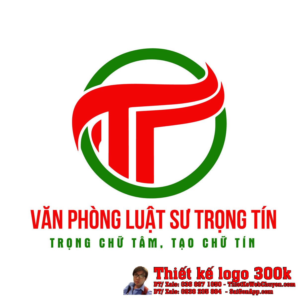 Thiết kế logo Văn phòng Luật sư Trọng Tín
