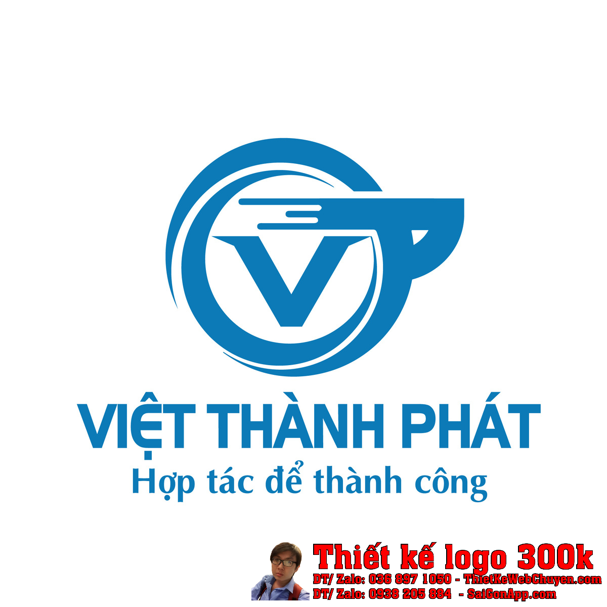 Thiết kế logo Việt Thành Phát mẫu 1