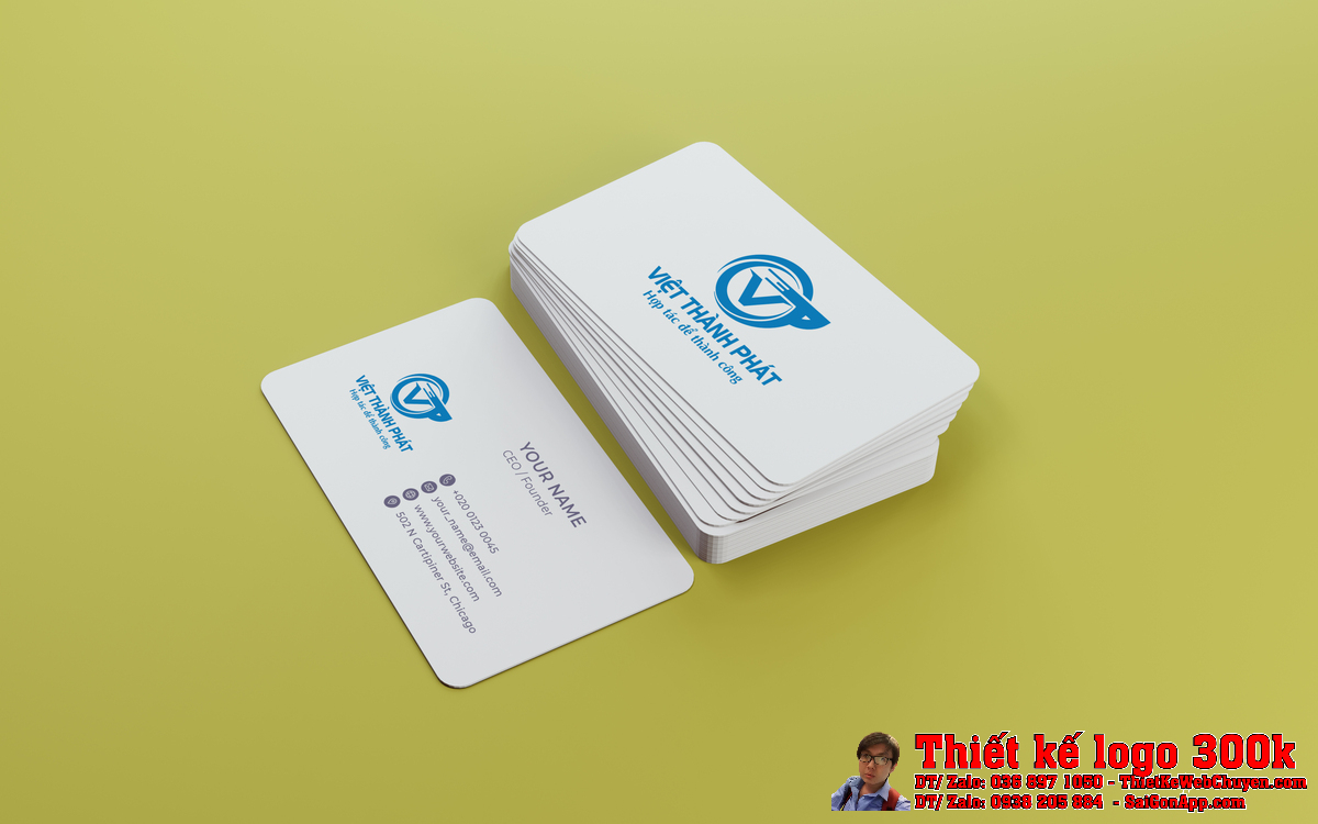 Thiết kế logo Việt Thành Phát mẫu 2