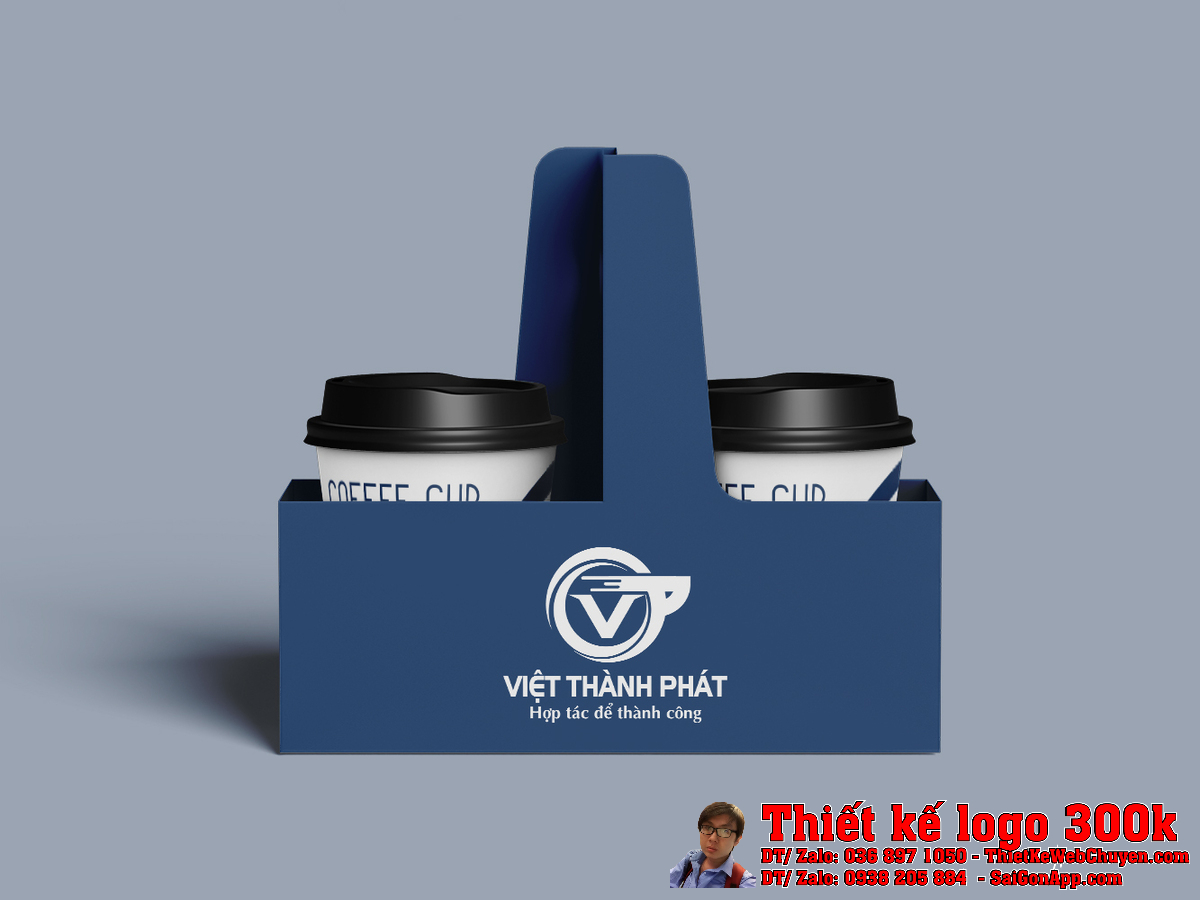 Thiết kế logo Việt Thành Phát mẫu 3