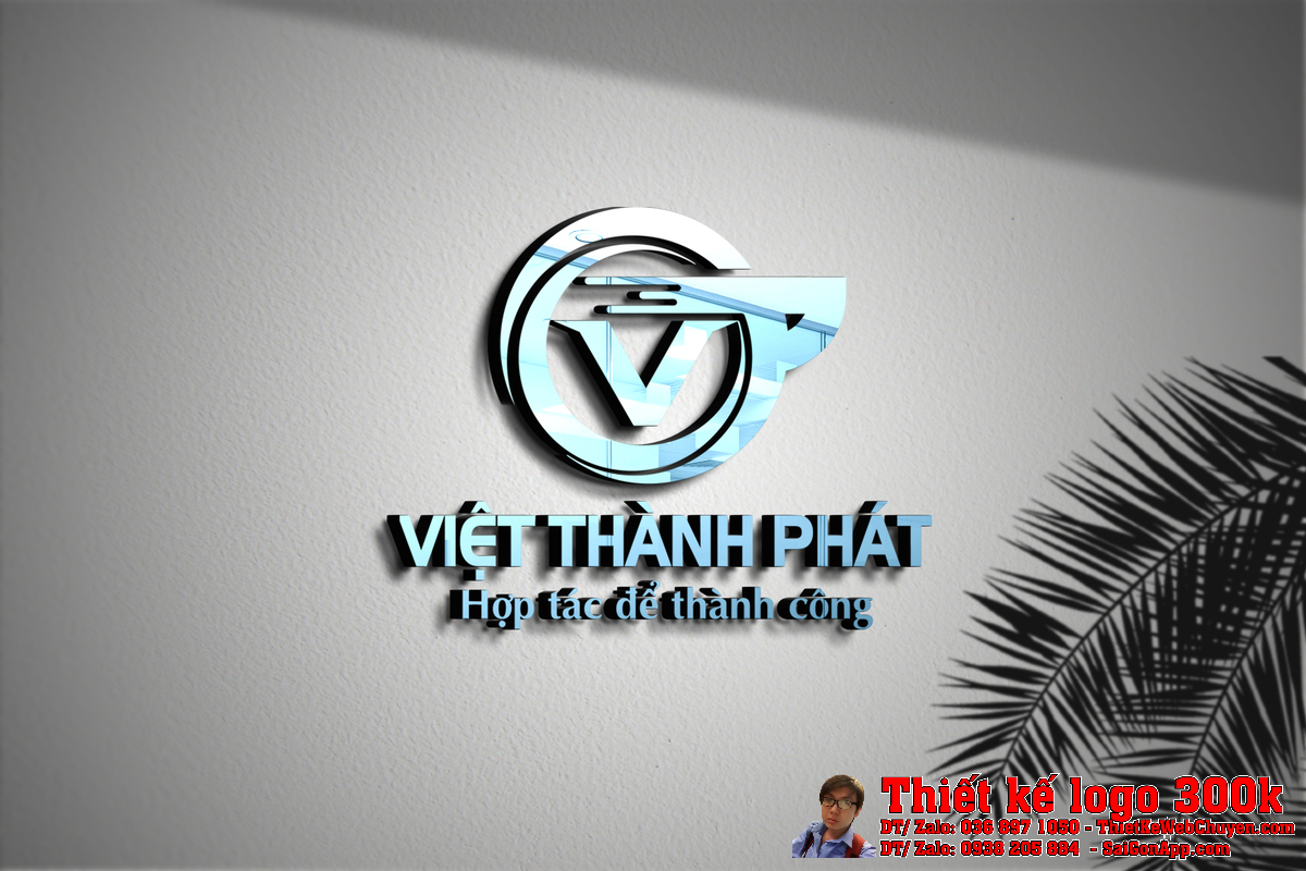Thiết kế logo Việt Thành Phát mẫu 4